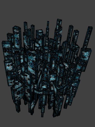 Изображение модели космической станции для игры Artifive