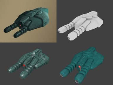 Изображение модели орудийной башни